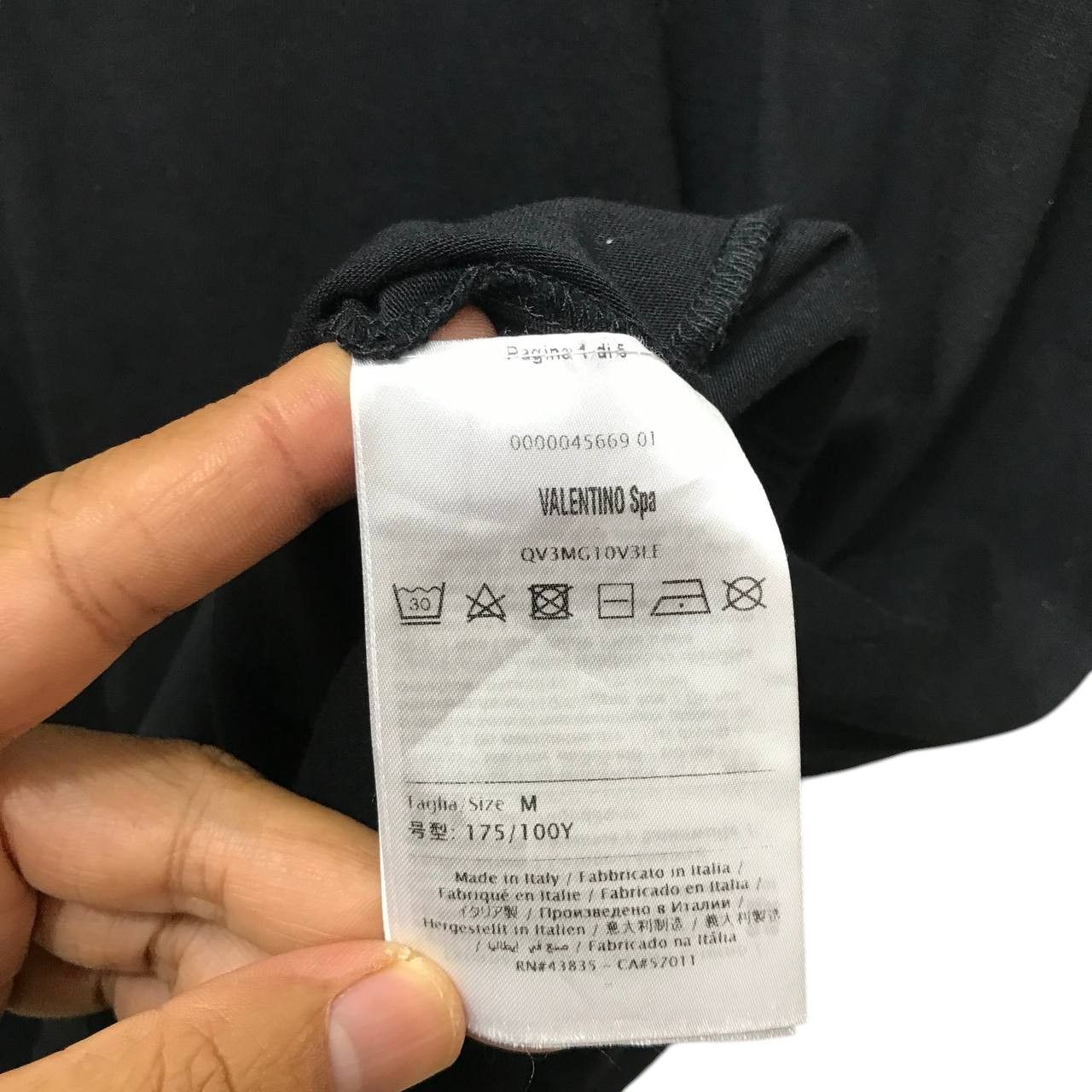 Valentino VLTN Tshirt M Retail 550$ Size US M / EU 48-50 / 2 - 4 Thumbnail