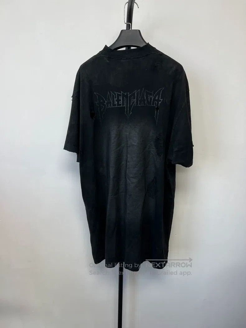 Balenciaga Balenciaga Iron tower waxed short-sleeve T-shirt Size US S / EU 44-46 / 1 - 2 Thumbnail