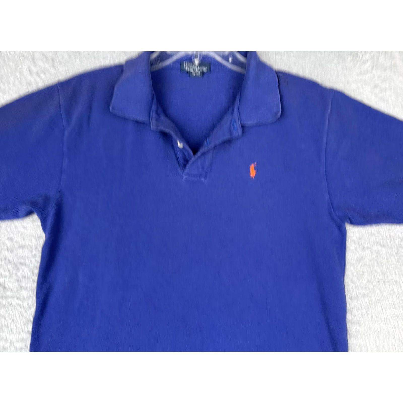 Polo Ralph Lauren Polo Ralph Lauren Polo Shirt Teens XL Blue Cotton Short Sleeve Logo Top Size US XL / EU 56 / 4 - 4 Thumbnail
