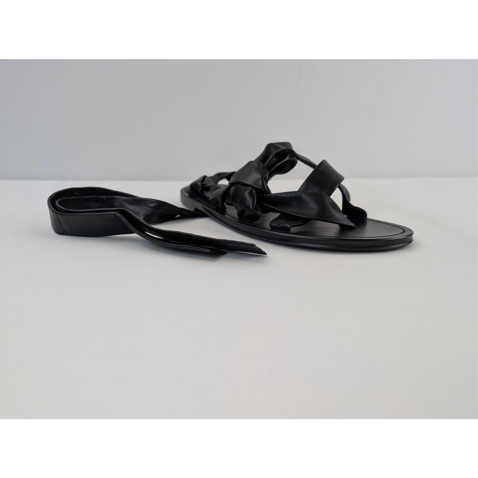 Saint Laurent Paris o1rshd1 Nolan Sandal in Nero Size US 12 / EU 45 - 2 Thumbnail