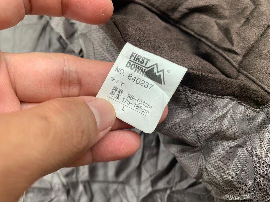 Japanese Brand × Vintage First Down zipper Jacket Size US L / EU 52-54 / 3 - 8 Thumbnail