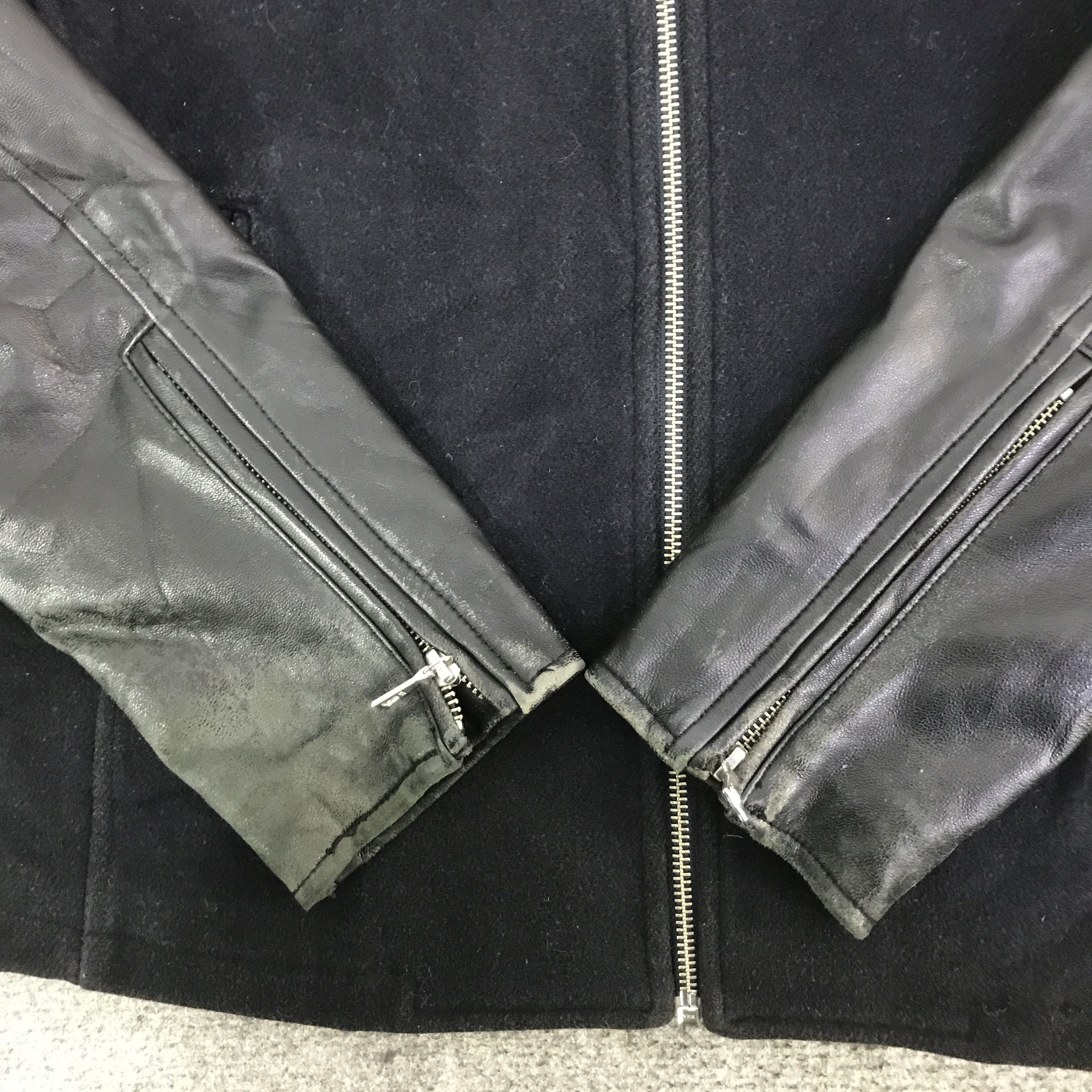 HARE HARE LEATHER SLEEVE JACKET K121B7 Size US M / EU 48-50 / 2 - 7 Thumbnail