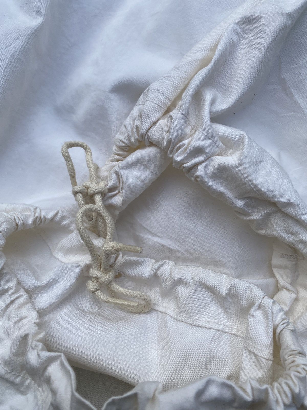 Vintage 1990s - Trouser Snow Cam White Army Parachute Baggy Pant Size US 34 / EU 50 - 7 Thumbnail
