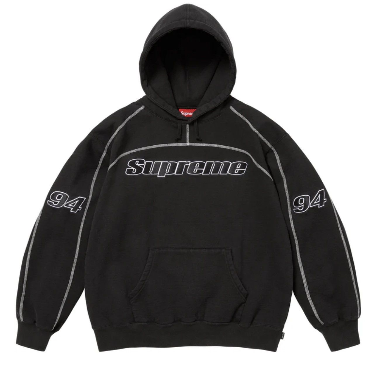 Supreme Supreme Overlock Hooded Sweatshirt Size US L / EU 52-54 / 3 - 1 Thumbnail