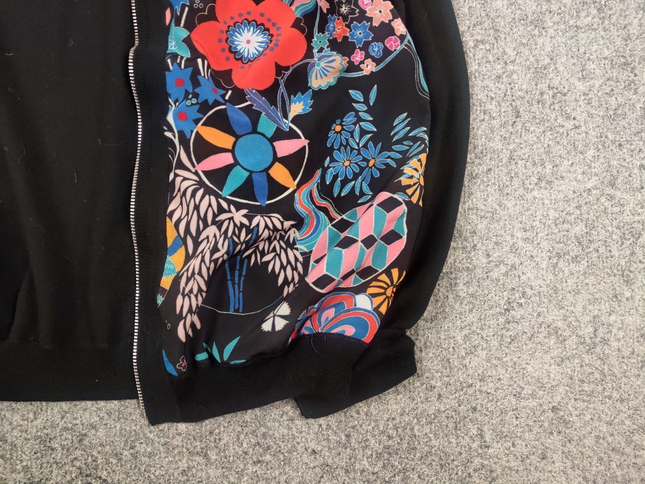 Paul Smith Paul Smith reversible Black Floral wool Bomber Light Jacket Size S / US 4 / IT 40 - 5 Thumbnail