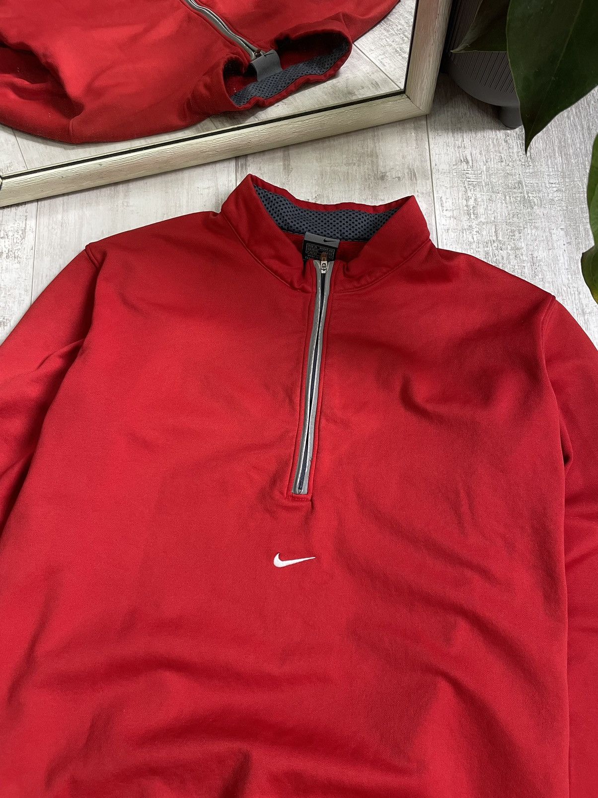 Nike Vintage Nike 90’s Sweatshirt 1/4 Zip Y2K Therma Fit Swoosh Size US M / EU 48-50 / 2 - 3 Thumbnail