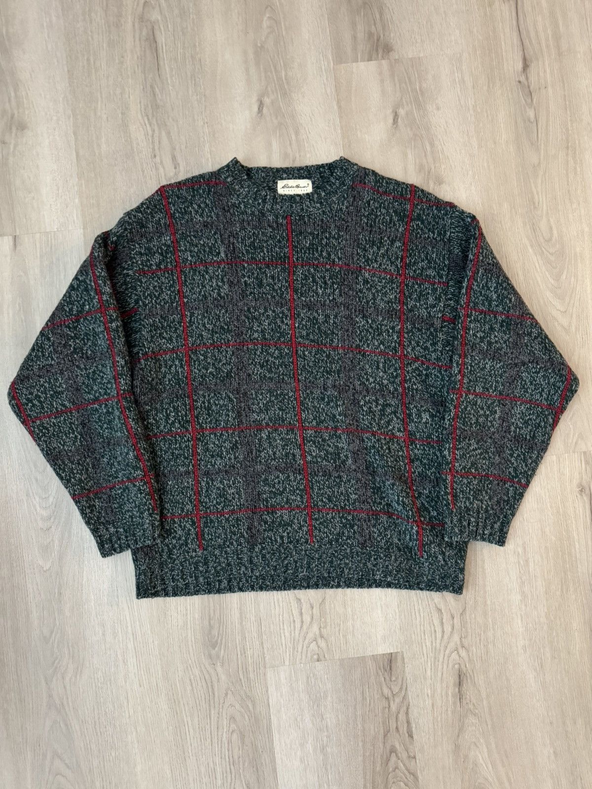 Eddie Bauer Vintage 100% Wool Eddie Bauer Sweater Size US L / EU 52-54 / 3 - 1 Thumbnail