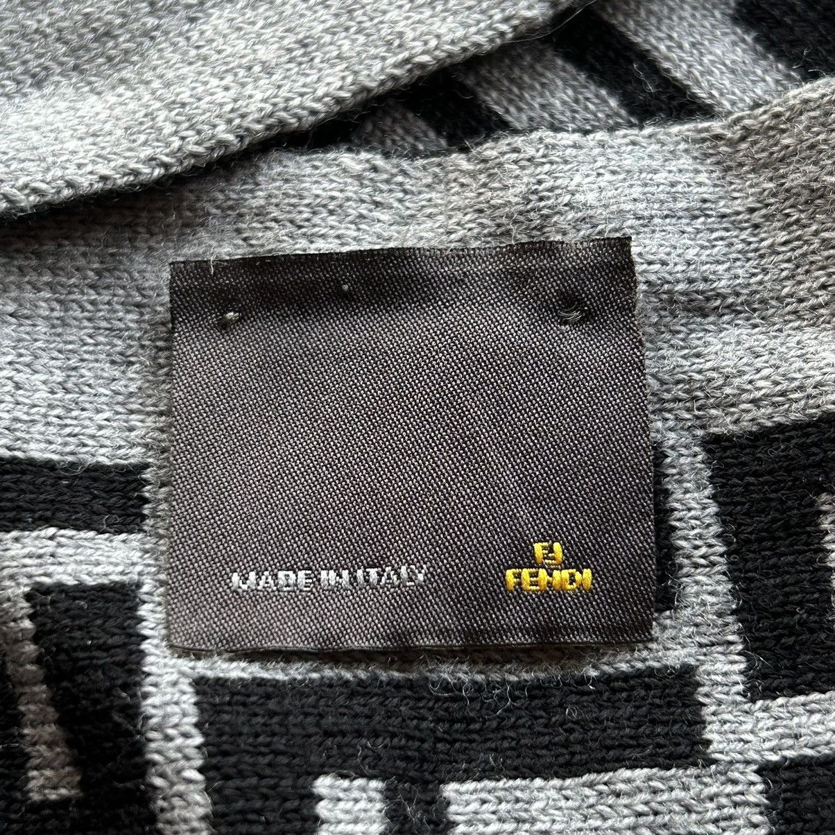 Fendi Fendi FF Logo Scarf Wool Size ONE SIZE - 6 Thumbnail
