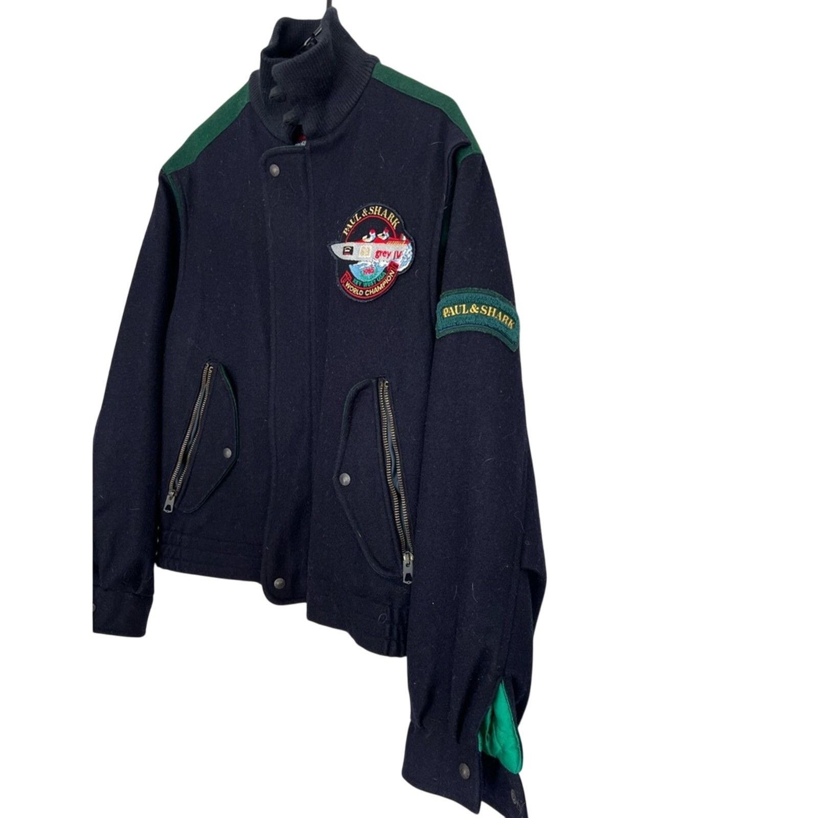Paul & Shark Paul & Shark Yachting Varsity Jacket Wool Key West 1985 RARE Size US S / EU 44-46 / 1 - 2 Thumbnail