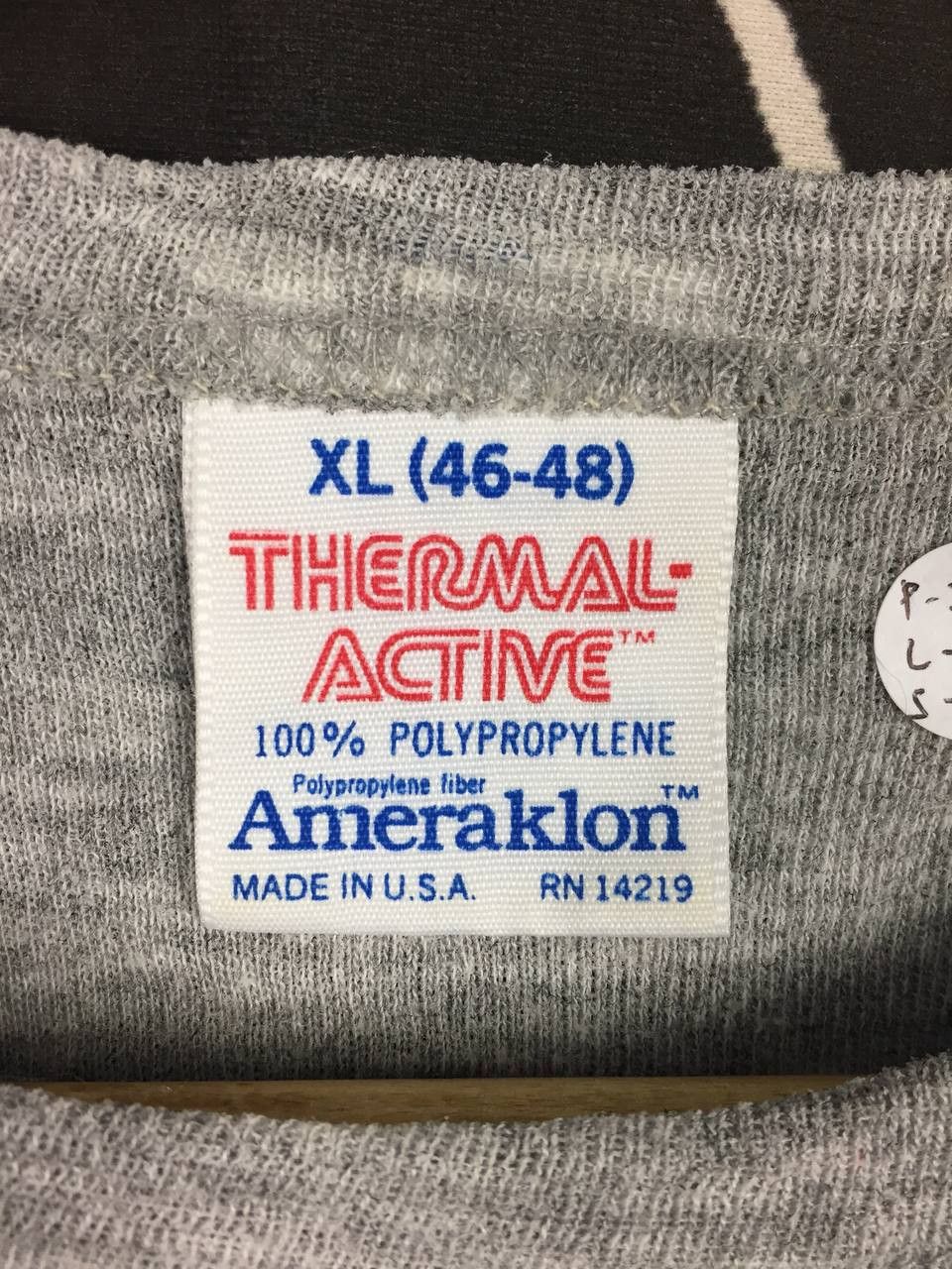 Vintage Vtg Ameraklon Thermal Active Polypropylene Base Layer Tee Size XL / US 12-14 / IT 48-50 - 7 Thumbnail