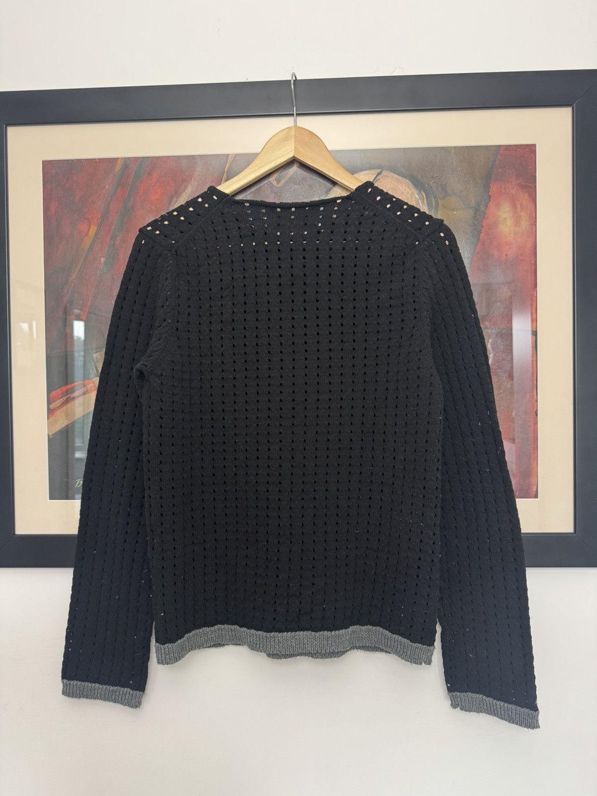 Comme des Garcons COMME DES GARCONS CDG Japanese Sweater Transparent Mesh Rare Size US S / EU 44-46 / 1 - 2 Thumbnail