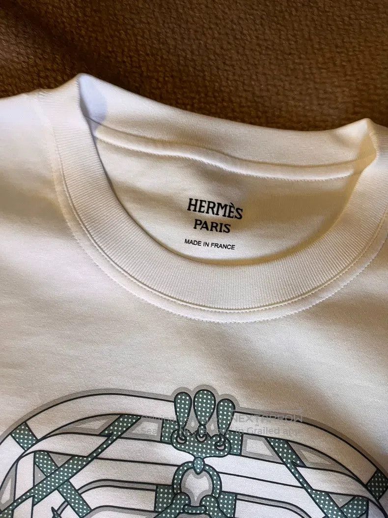 Hermes Hermes Printed women's short sleeve T-shirt Size XS / US 0-2 / IT 36-38 - 3 Thumbnail