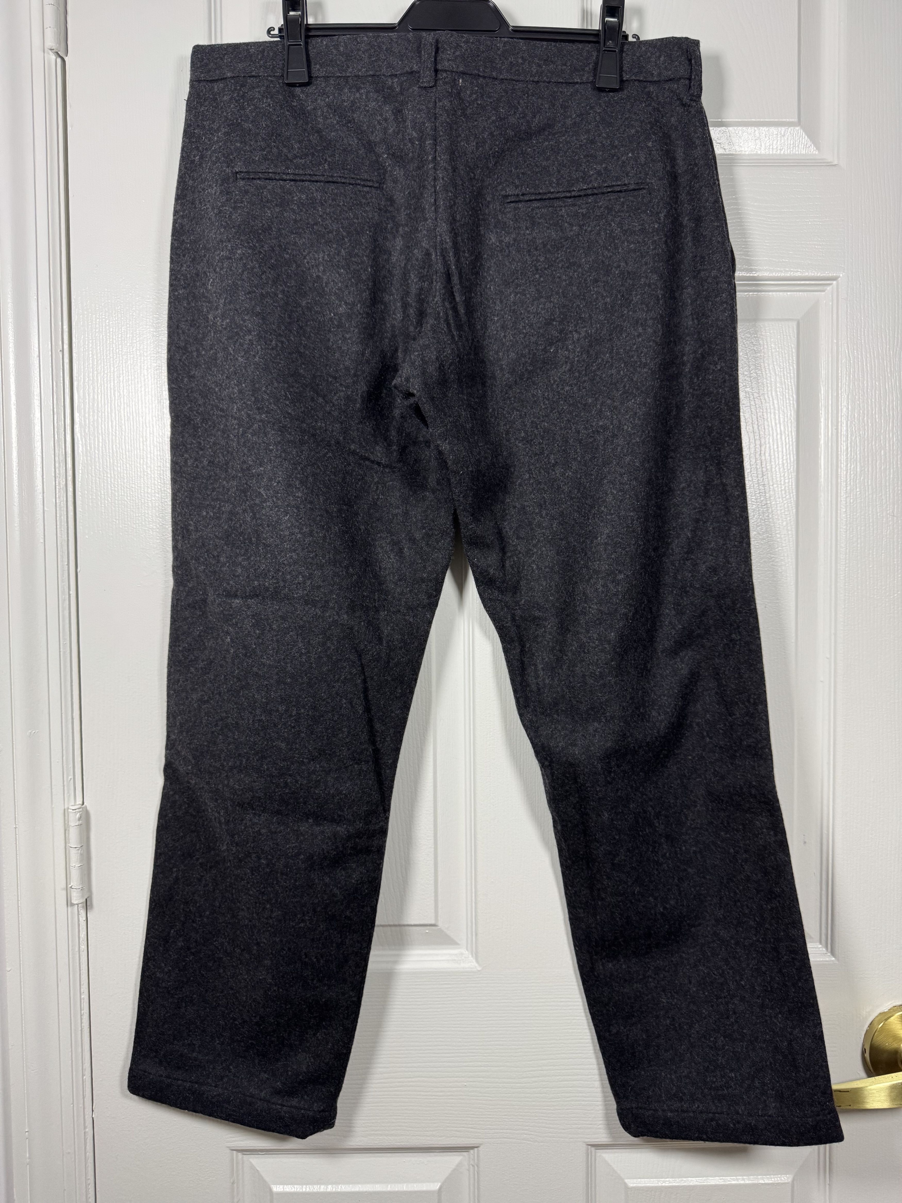 CHCM C'H'C'M' Made in Japan Wool Pant Charcoal XL Size US 36 / EU 52 - 3 Thumbnail