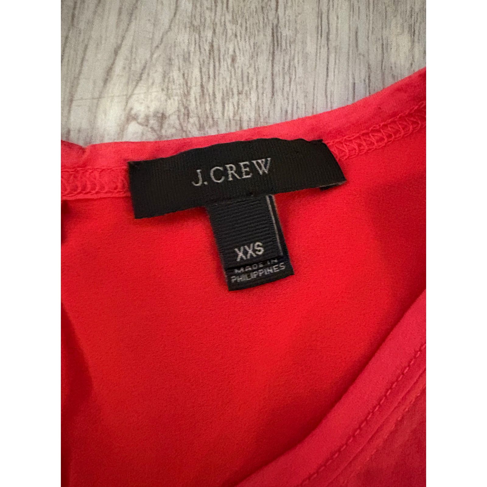 J.Crew J. Crew | Women's Tiered Ruffle Zipper Back Tank Top | XXS Size XS / US 0-2 / IT 36-38 - 3 Thumbnail