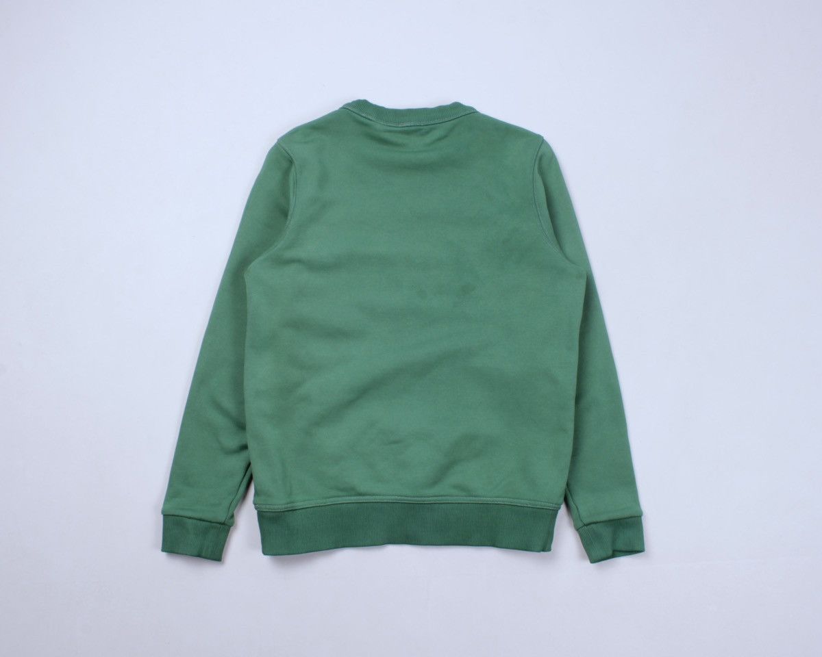 Burberry × Designer BURBERRY London England Big Logo Green Cotton Sweatshirt Size US XS / EU 42 / 0 - 12 Thumbnail