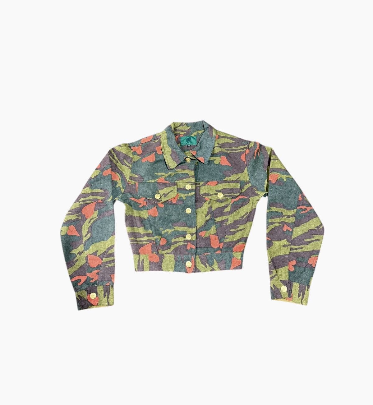 Jean Paul Gaultier RARE VINTAGE JUNIOR GAUTIER 90s CAMO JACKET Size S / US 4 / IT 40 - 1 Thumbnail