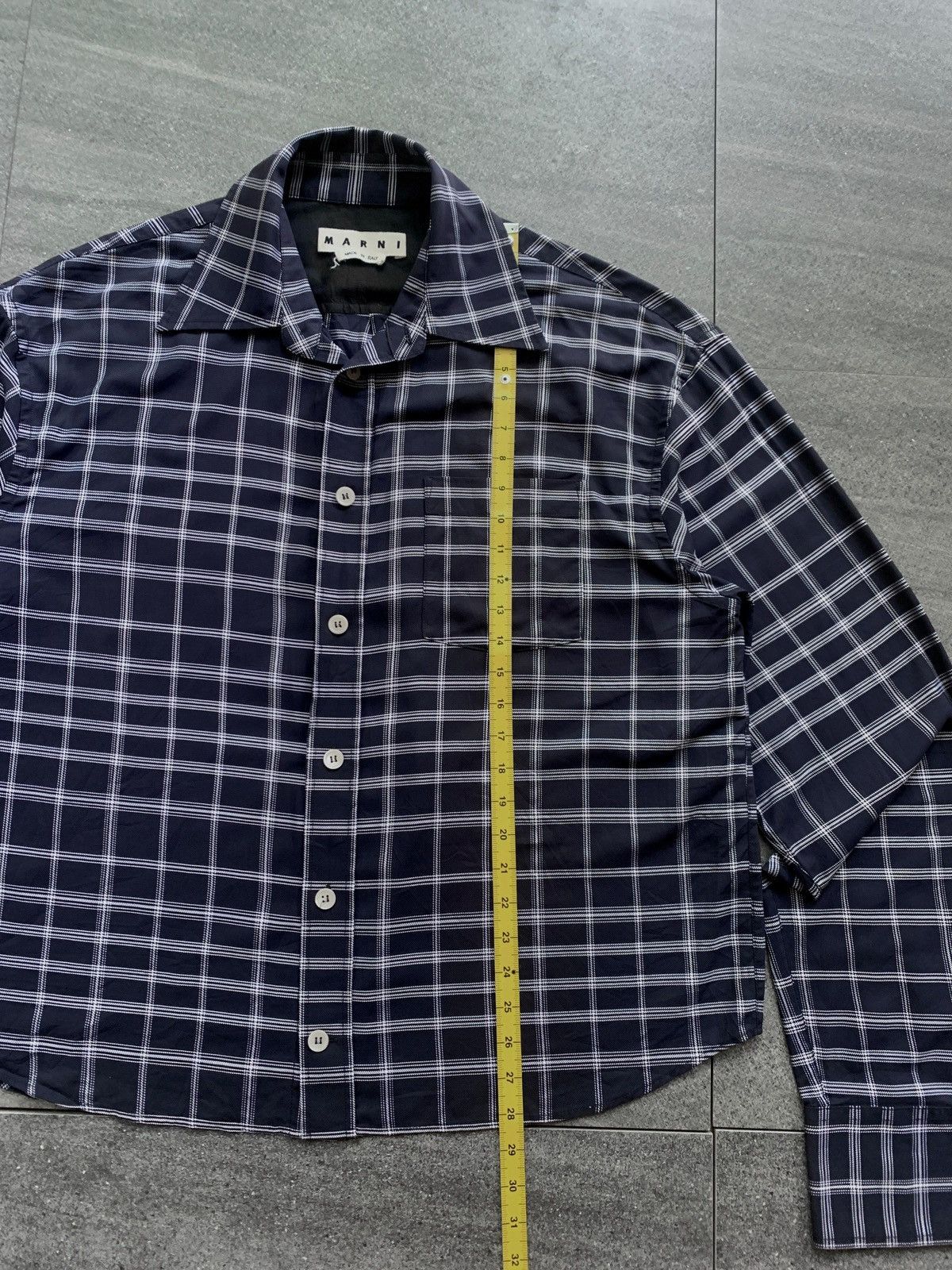Marni FREE TAX! Cropped Plaid Shirt Size US M / EU 48-50 / 2 - 9 Thumbnail