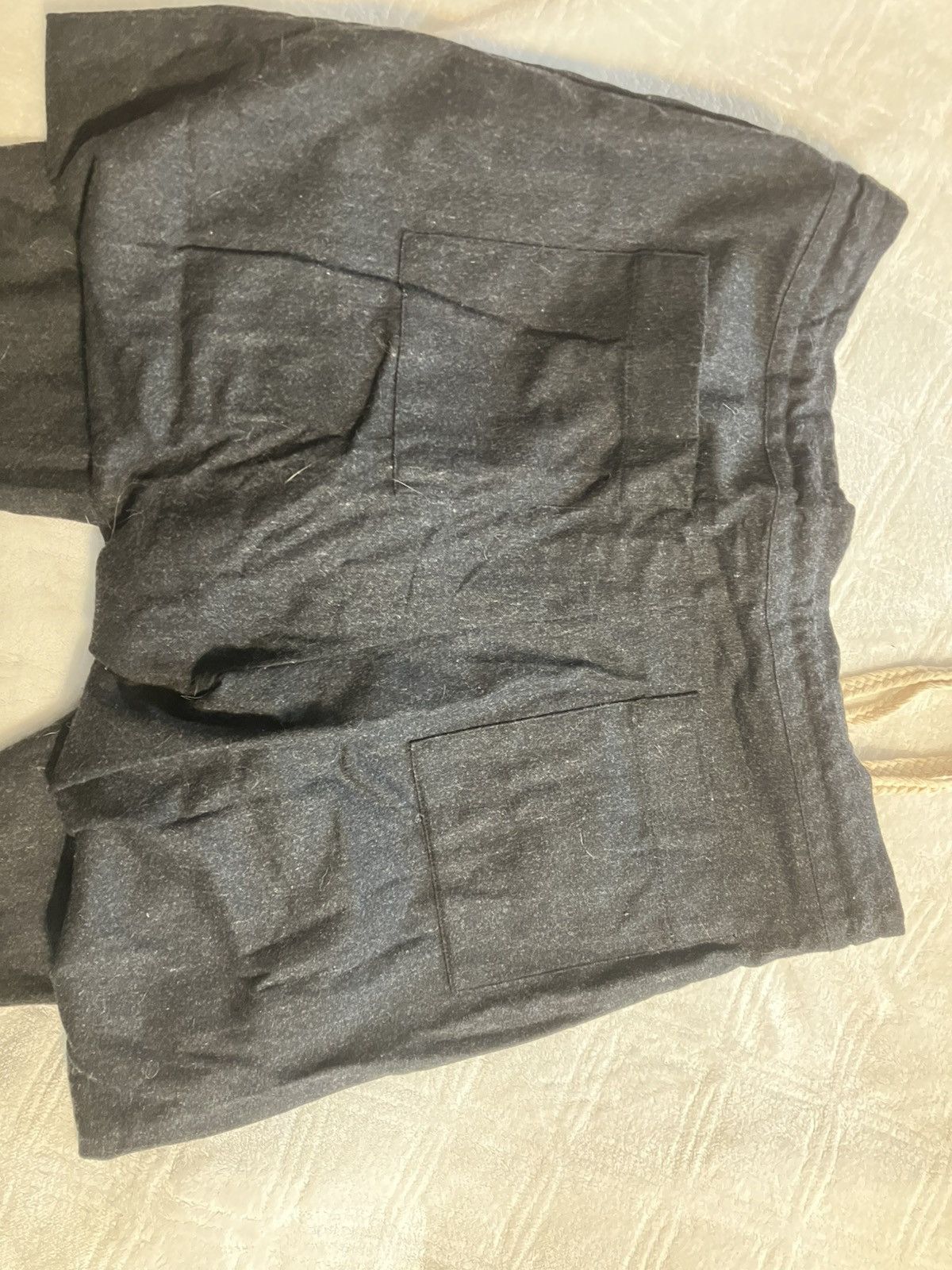 Inaisce Eÿn Vas Asymmetric Oneiros Shorts - Limited Run Wool Size US 32 / EU 48 - 5 Thumbnail