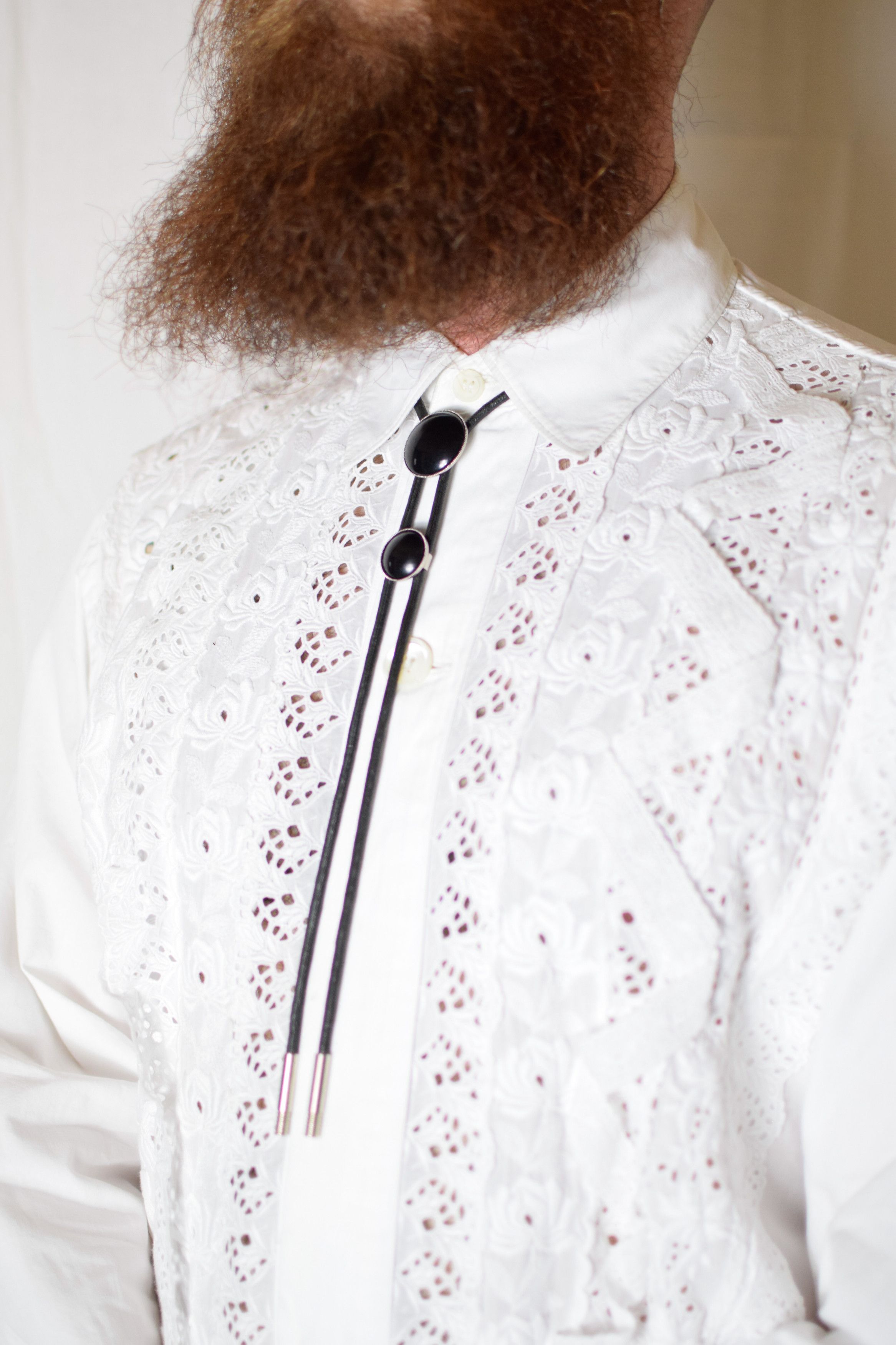 Yohji Yamamoto SS18 “南無阿弥陀仏” Square Tie | Grailed