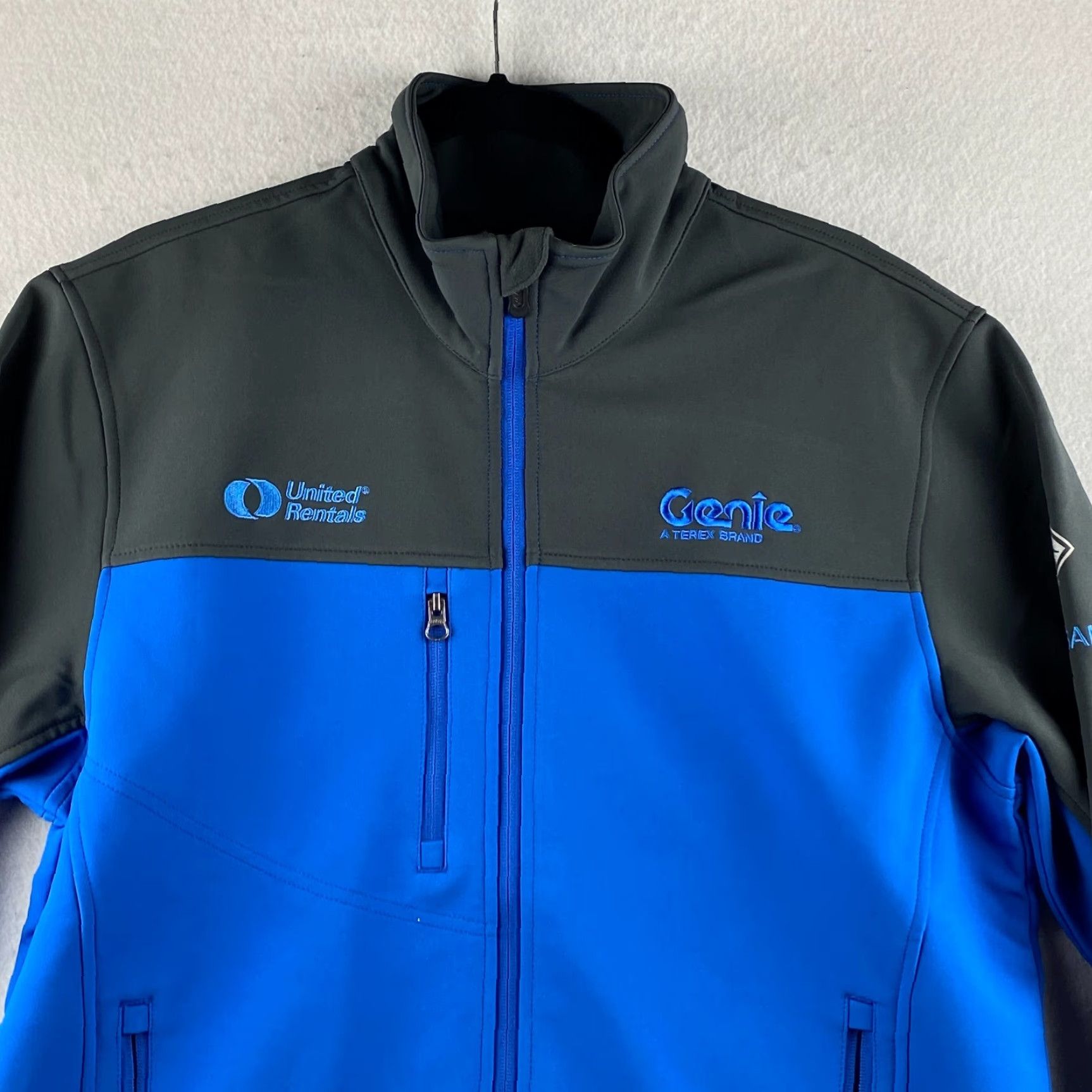 Vintage DRI DUCK Jacket Mens M Medium Black Blue Full Zip Weather Resistant Performance Size US M / EU 48-50 / 2 - 2 Thumbnail