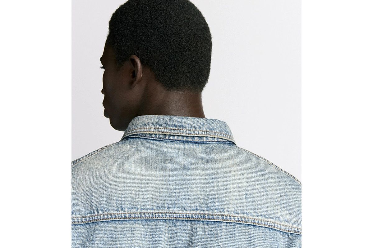Dior o1bcso1str0326 Overshirt with Checkered Interior in Blue Size US XL / EU 56 / 4 - 5 Thumbnail