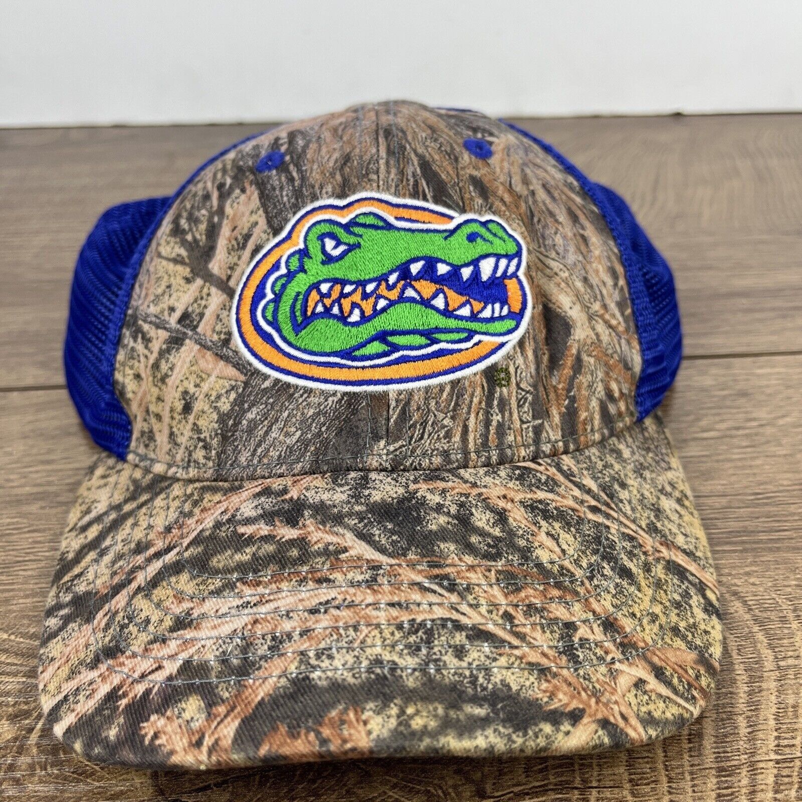 Other Florida Gators Camo Hat Cap Blue Hat Snapback Adjustable Adu Size ONE SIZE - 3 Thumbnail