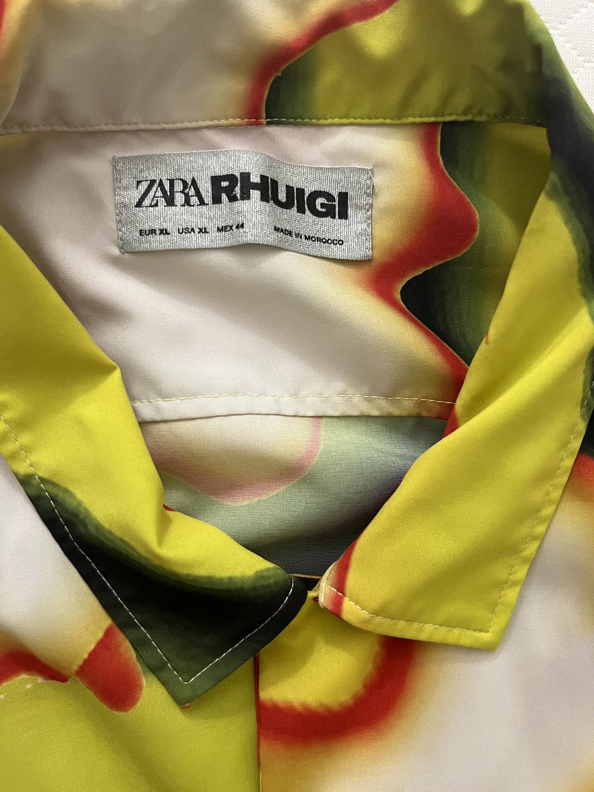 Rhude × Zara Rhude x Zara neon button up shirt 2022 collection Size US XL / EU 56 / 4 - 3 Thumbnail