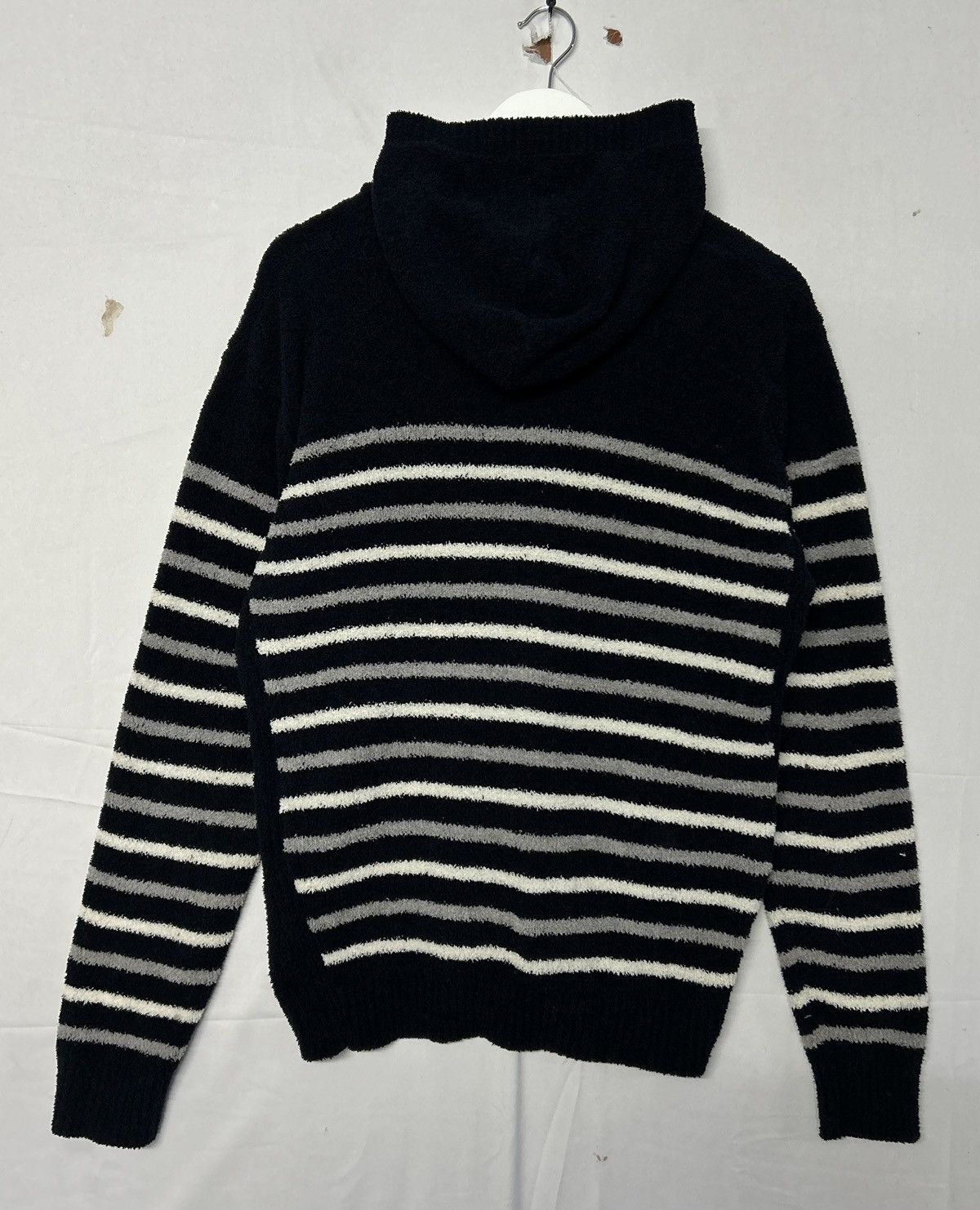 Japanese Brand × Kansai Yamamoto 🔥💥 KANSAI YAMAMOTO Sweatshirt Zipper Up Fleece Stripped Size US L / EU 52-54 / 3 - 4 Thumbnail