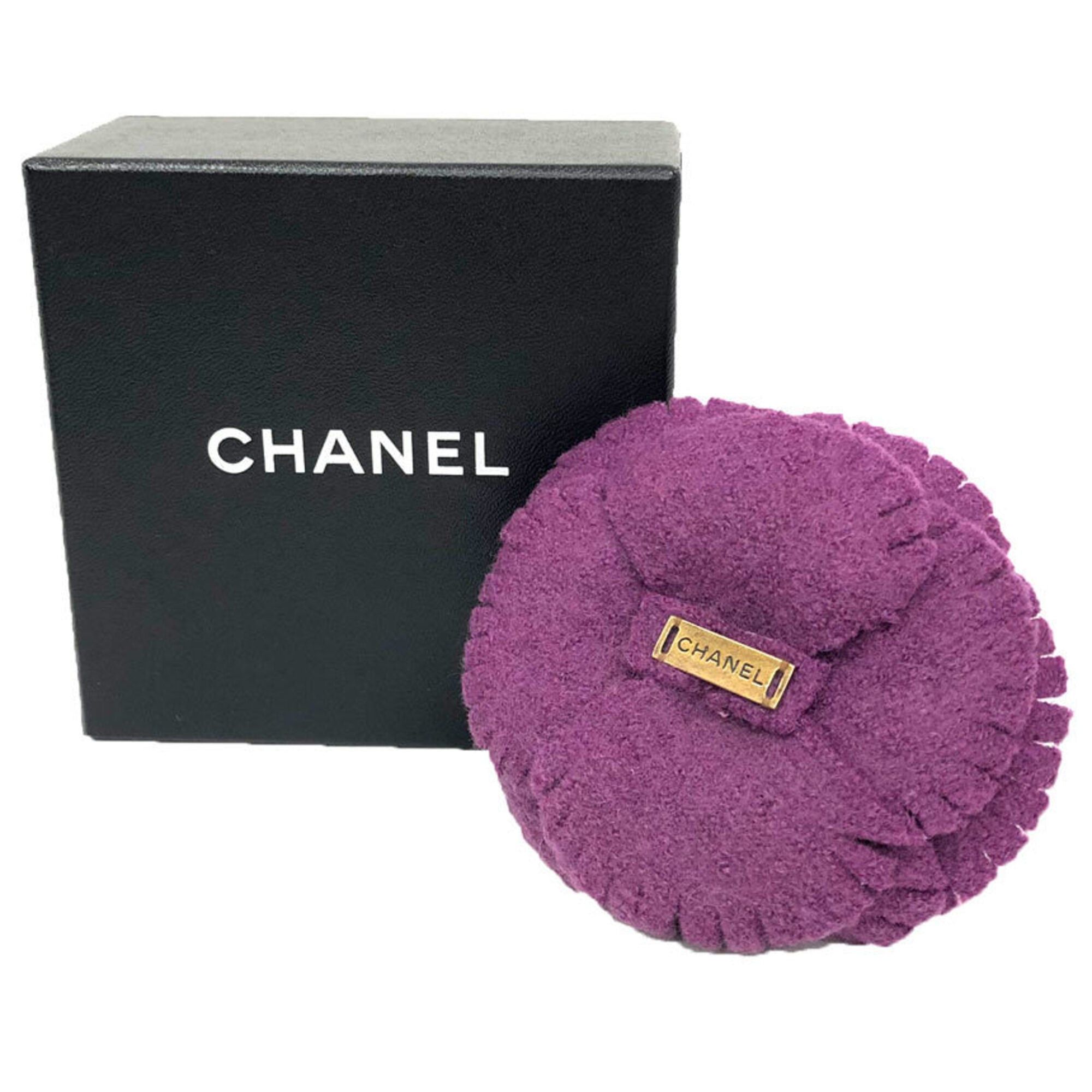 Chanel Chanel Camellia Corsage Brooch, Purple, Women's Size ONE SIZE - 1 Thumbnail