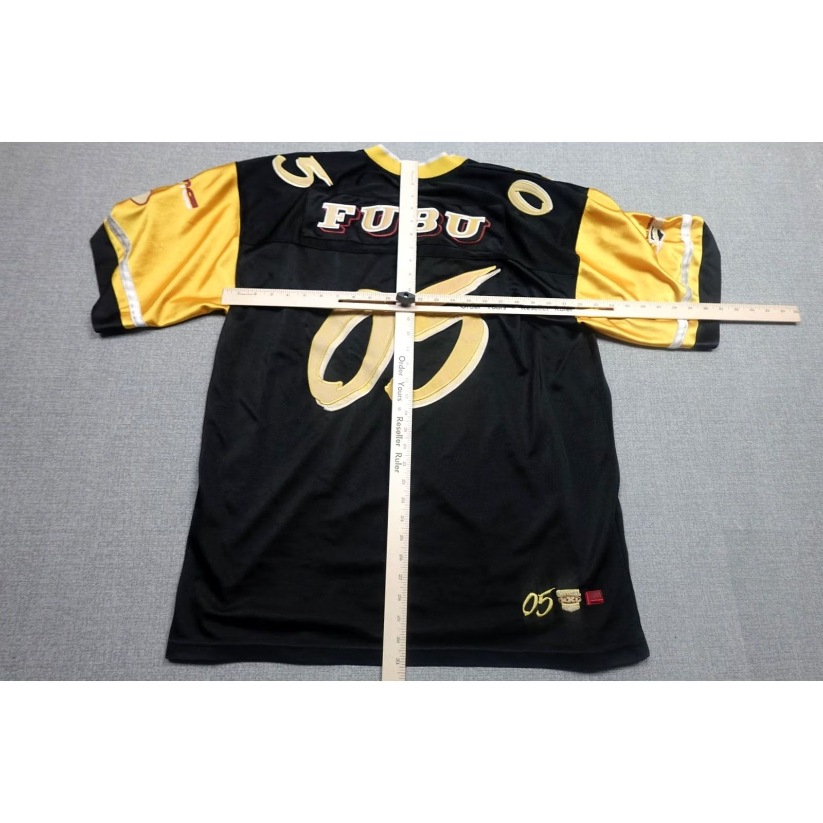 Fubu VINTAGE FUBU Football Jersey Mens XL Yellow Black Limited Edition Heavyweight Size US XL / EU 56 / 4 - 6 Thumbnail