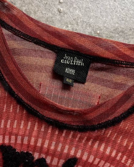 Jean Paul Gaultier Jean Paul Gaultier Portrait & Poetry Mesh Top Size US M / EU 48-50 / 2 - 7 Thumbnail