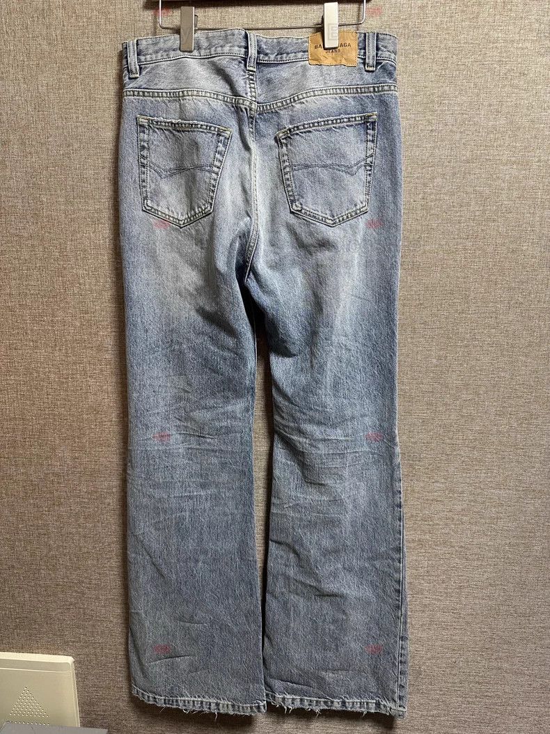 Balenciaga Balenciaga size S Vintage Flare Denim Pants Size US 27 - 2 Thumbnail