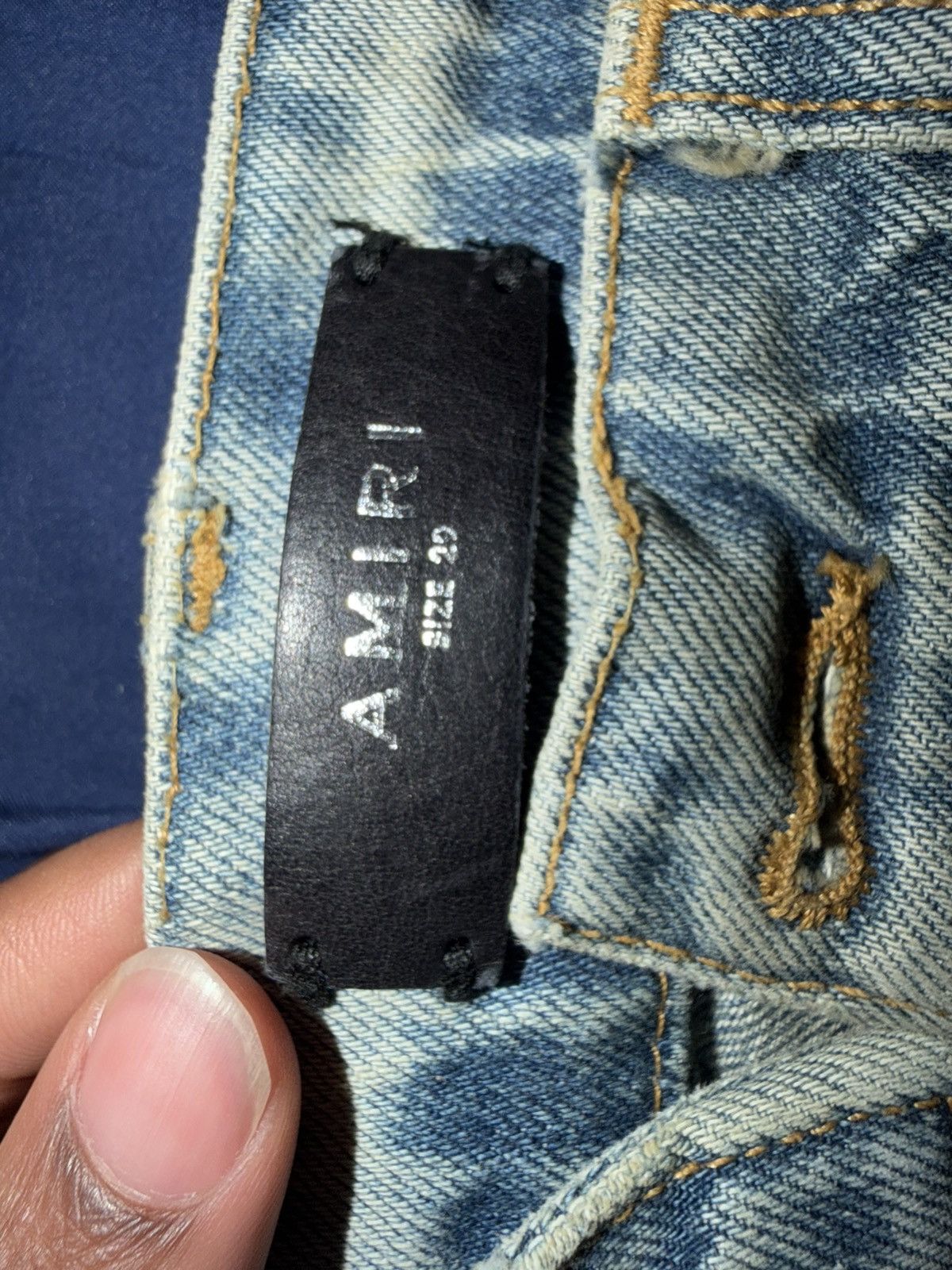 Amiri Amiri Straight Leg Flower Jeans Size US 29 - 2 Thumbnail