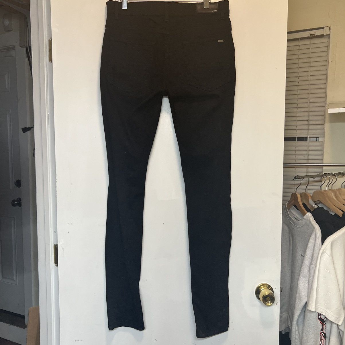 Amiri Amiri Broken Jeans Black Size US 31 - 2 Thumbnail