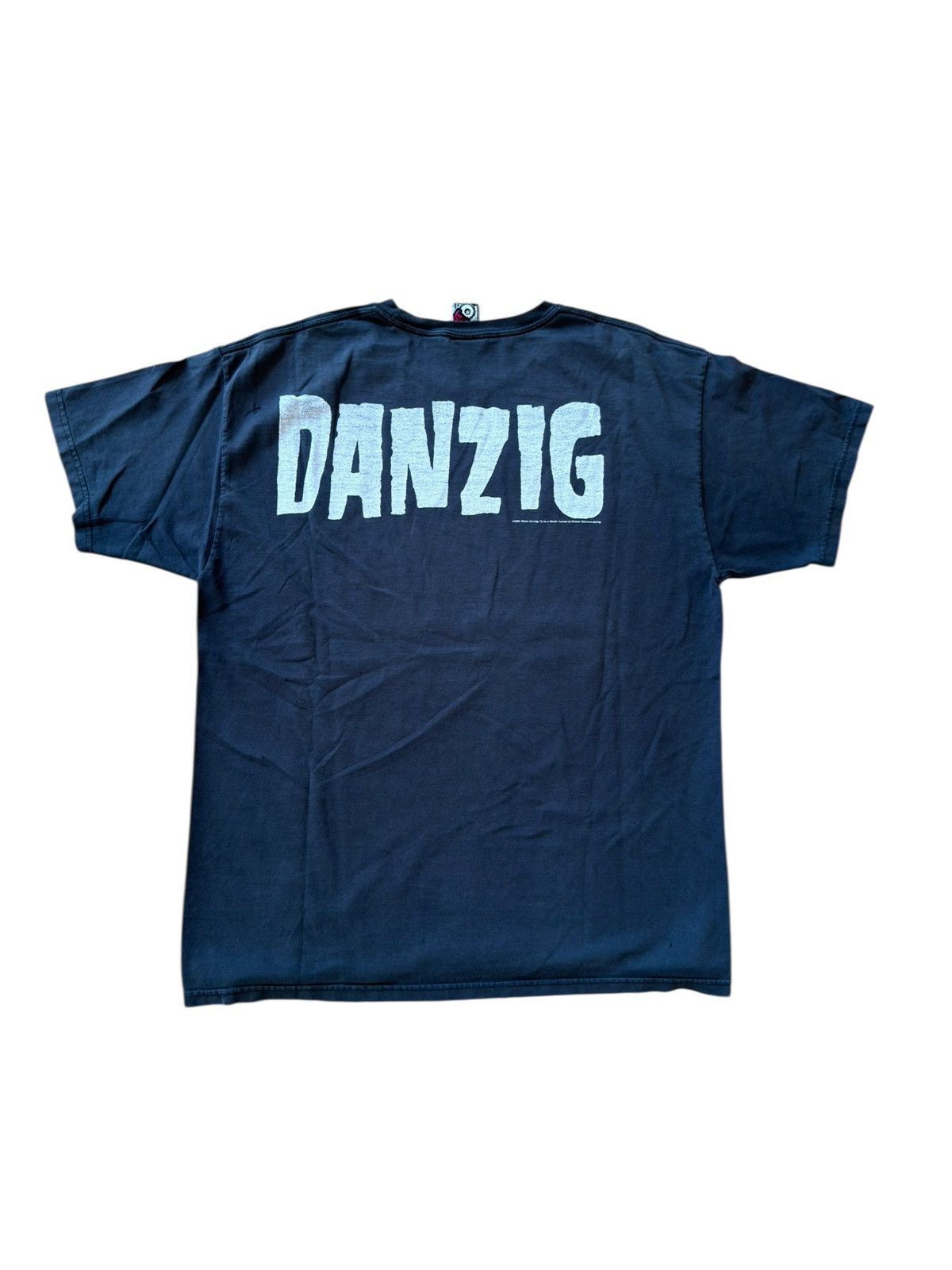Band Tees *RARE* 2005 00s Y2K CHASER DANZIG METAL SKULL FADED TEE BAND Size US L / EU 52-54 / 3 - 7 Thumbnail