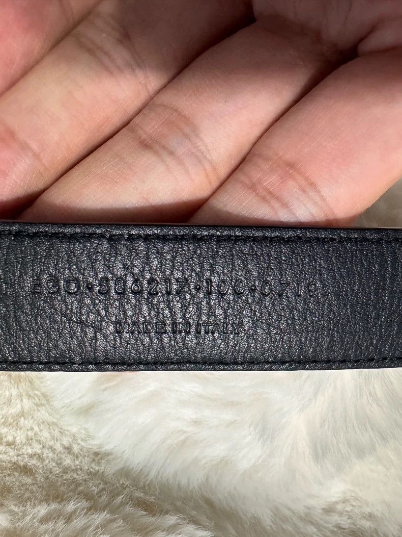 Saint Laurent Paris saint laurent parisShow Style Double Buckle Belt 2503-Nexta Size ONE SIZE - 5 Thumbnail