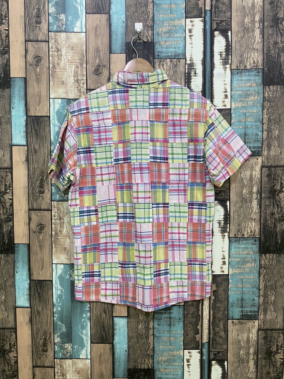 Japanese Brand Brth Breath Multicoloured Patch Work Shirt Size US M / EU 48-50 / 2 - 2 Thumbnail