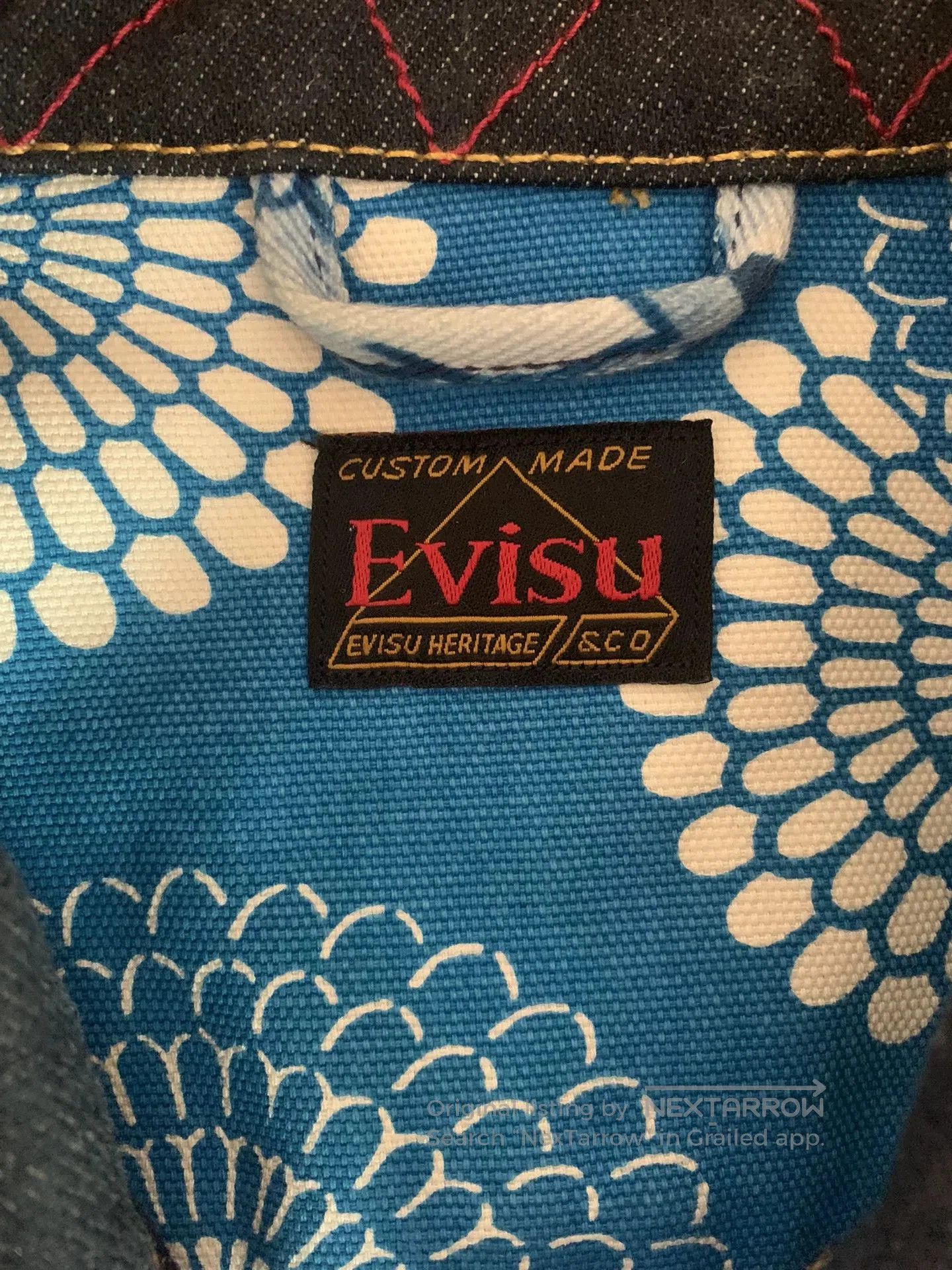 Evisu Authentic Evisu Full Print Denim Jacket. Size US M / EU 48-50 / 2 - 3 Thumbnail