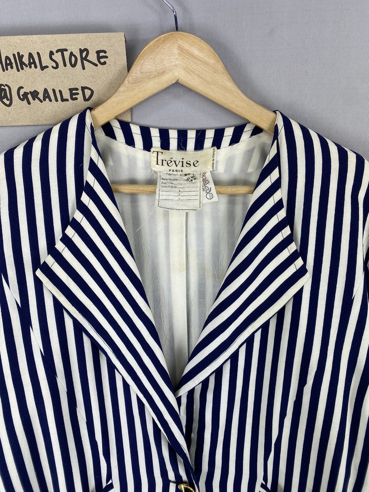 Designer Vintage Trevise Paris Coat Jacket Size M / US 6-8 / IT 42-44 - 7 Thumbnail