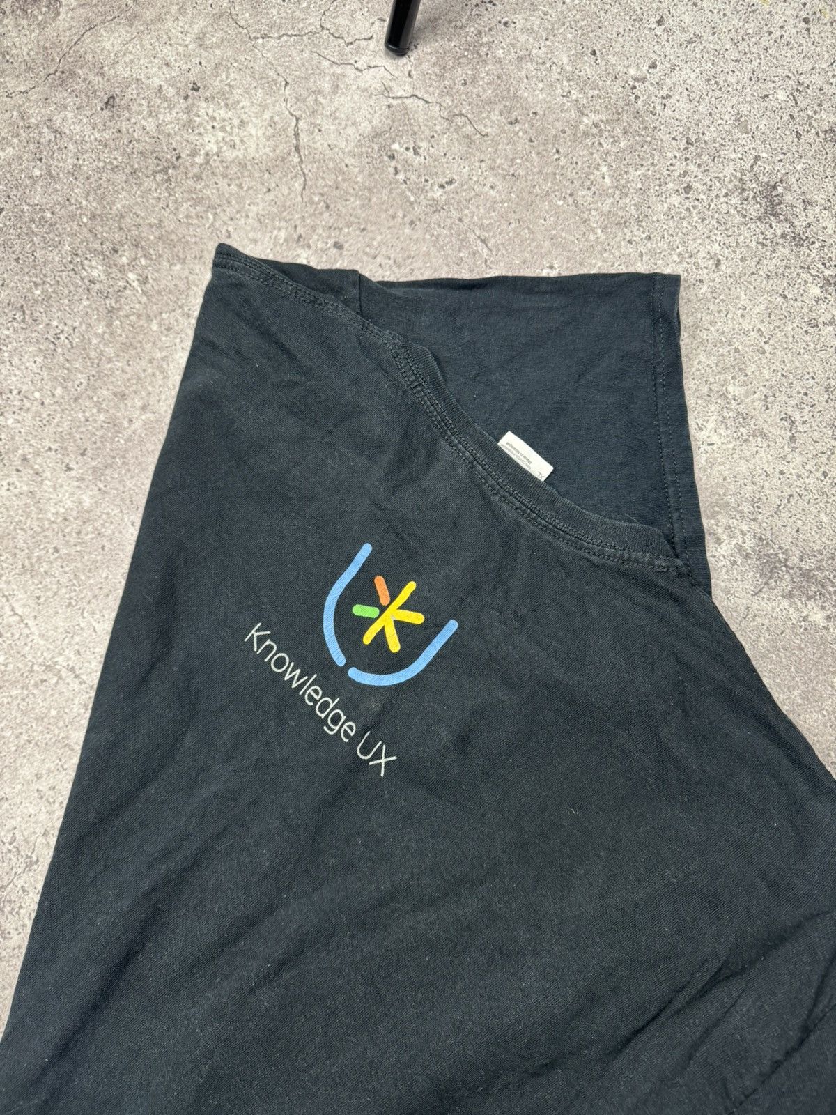 Vintage Vintage 2000s Google Y2K I'm Feeling Lucky Black T-shirt Size US XL / EU 56 / 4 - 6 Thumbnail