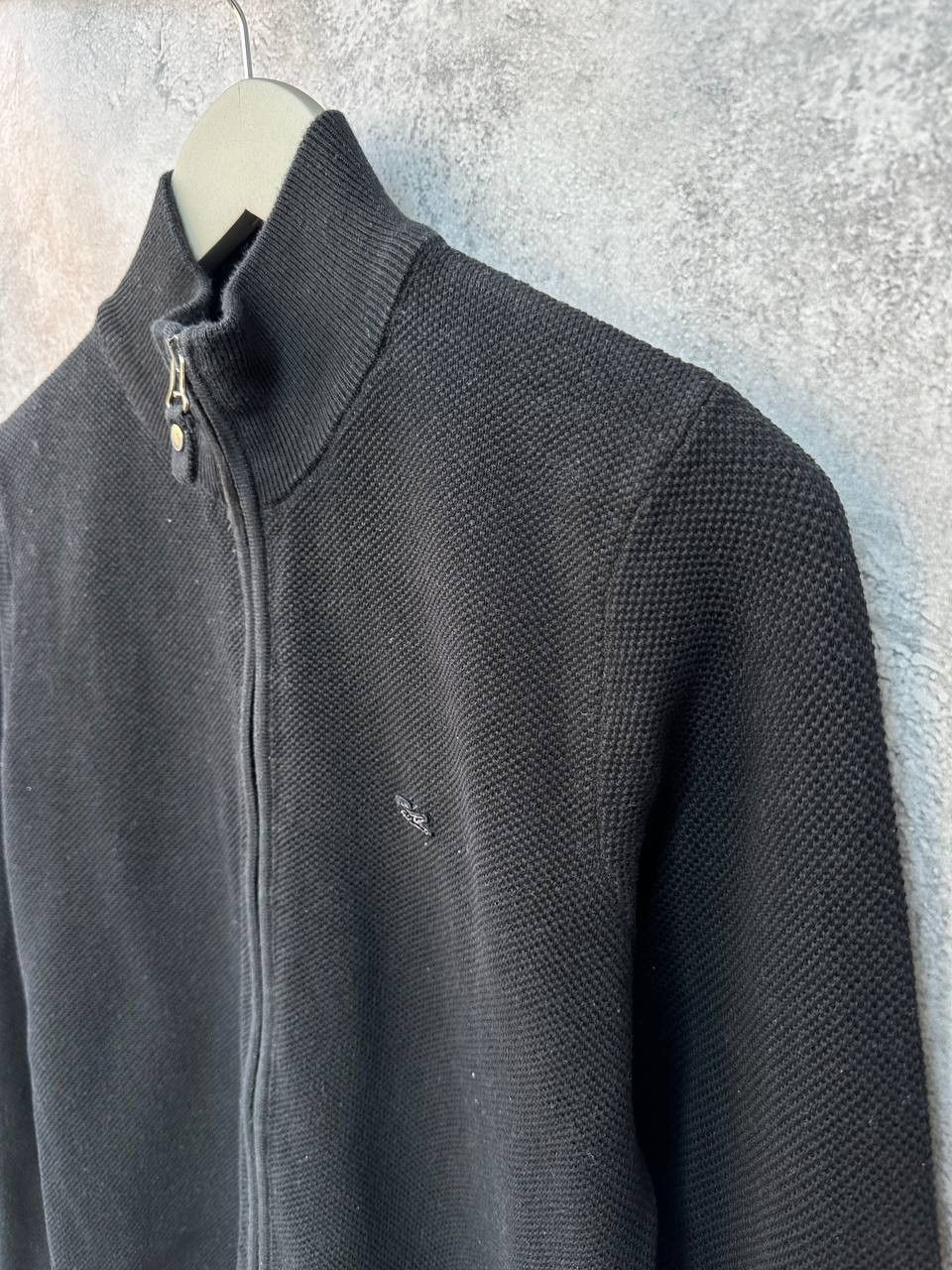 Lacoste Lacoste Full Zip Sweater Waffle Knit France Vintage 90s Size US S / EU 44-46 / 1 - 6 Thumbnail
