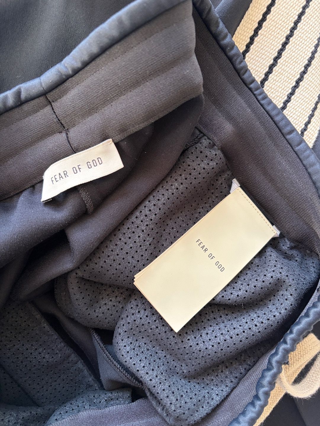 Fear of God Fear of God 8th Forum Nylon Stripe Relaxed Sweat pants side Size US 30 / EU 46 - 11 Thumbnail