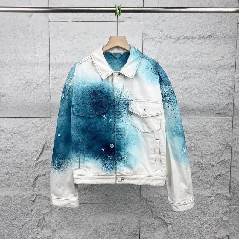 Louis Vuitton Louis Vuitton Gradient Denim Jacket for Men 0089 Size US M / EU 48-50 / 2 - 1 Thumbnail