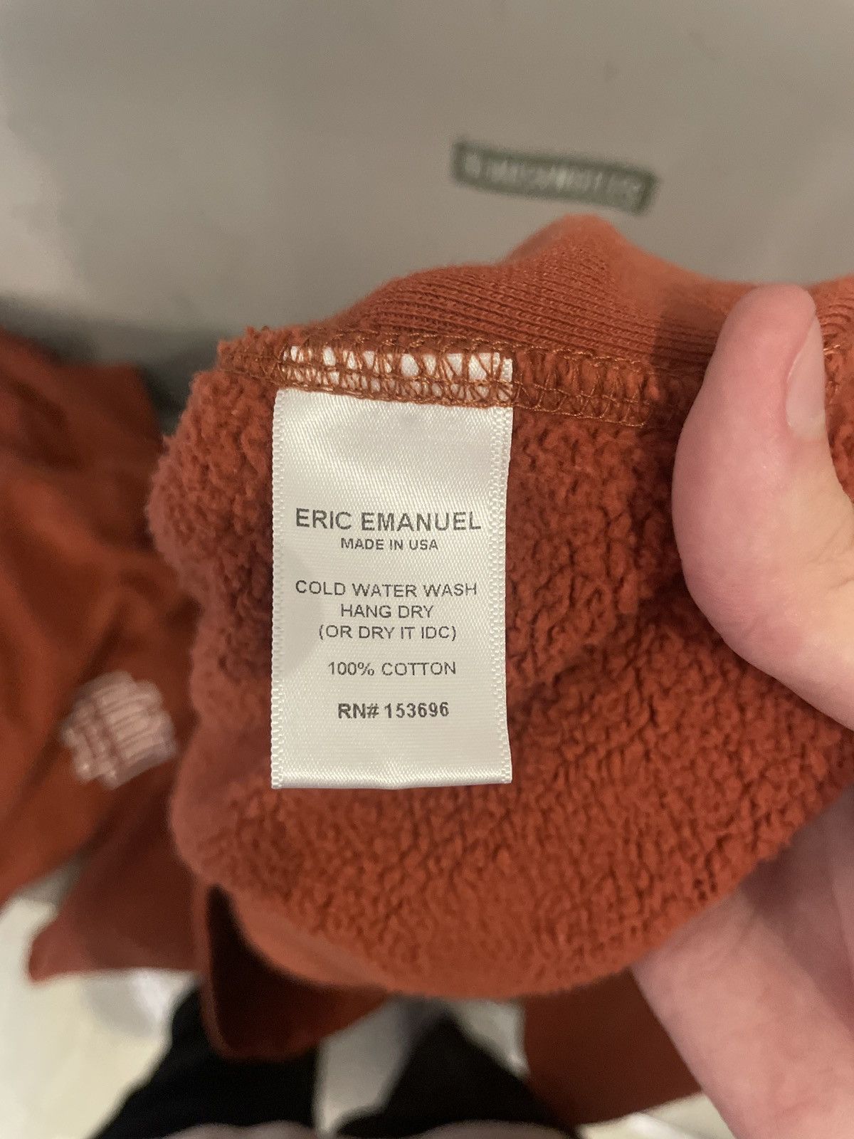 Eric Emanuel Eric Emanuel Rust Hoodie M Size US M / EU 48-50 / 2 - 4 Thumbnail