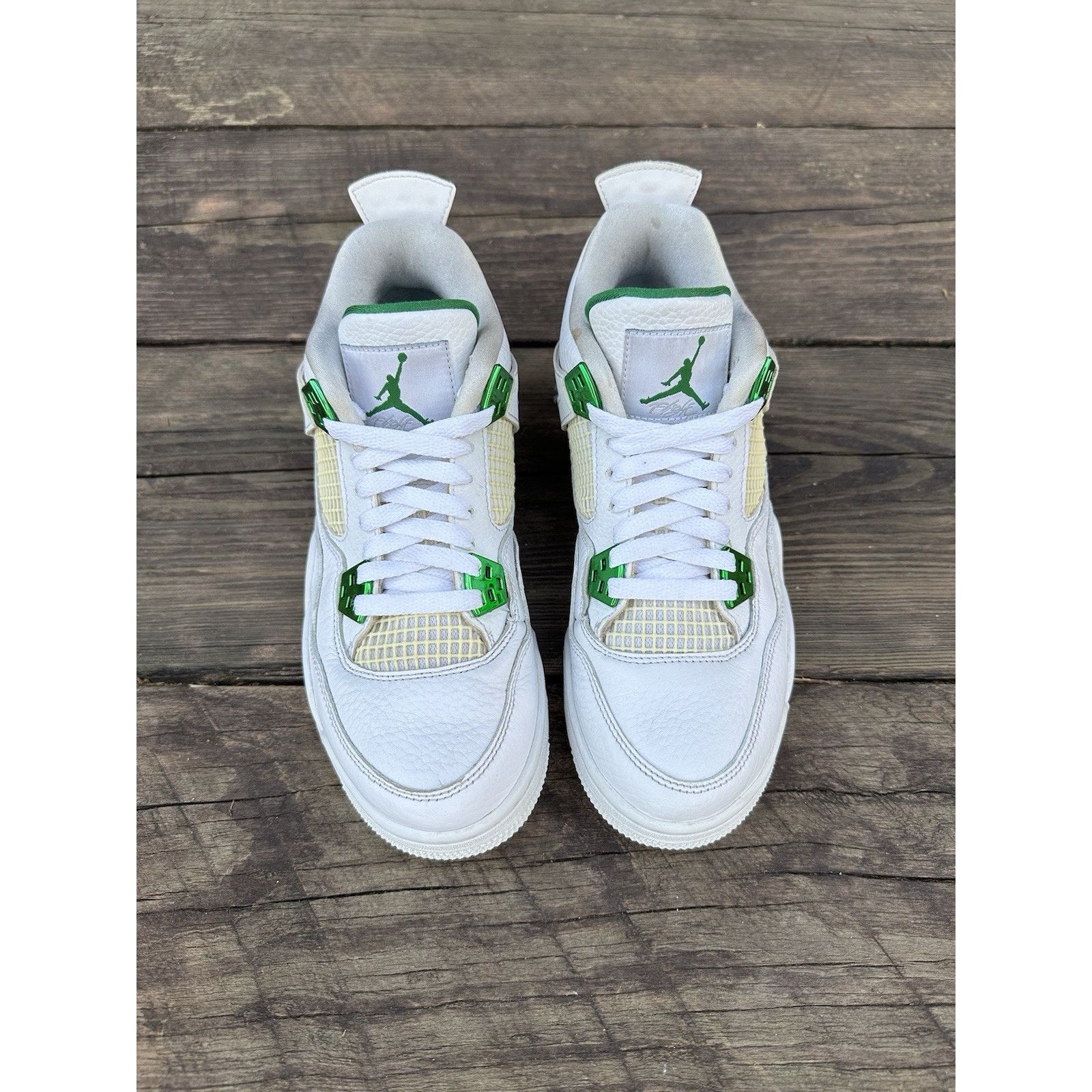 Jordan Brand Jordan 4 Retro Green Metallic GS - Size 7y Size US 7 / EU 40 - 4 Thumbnail