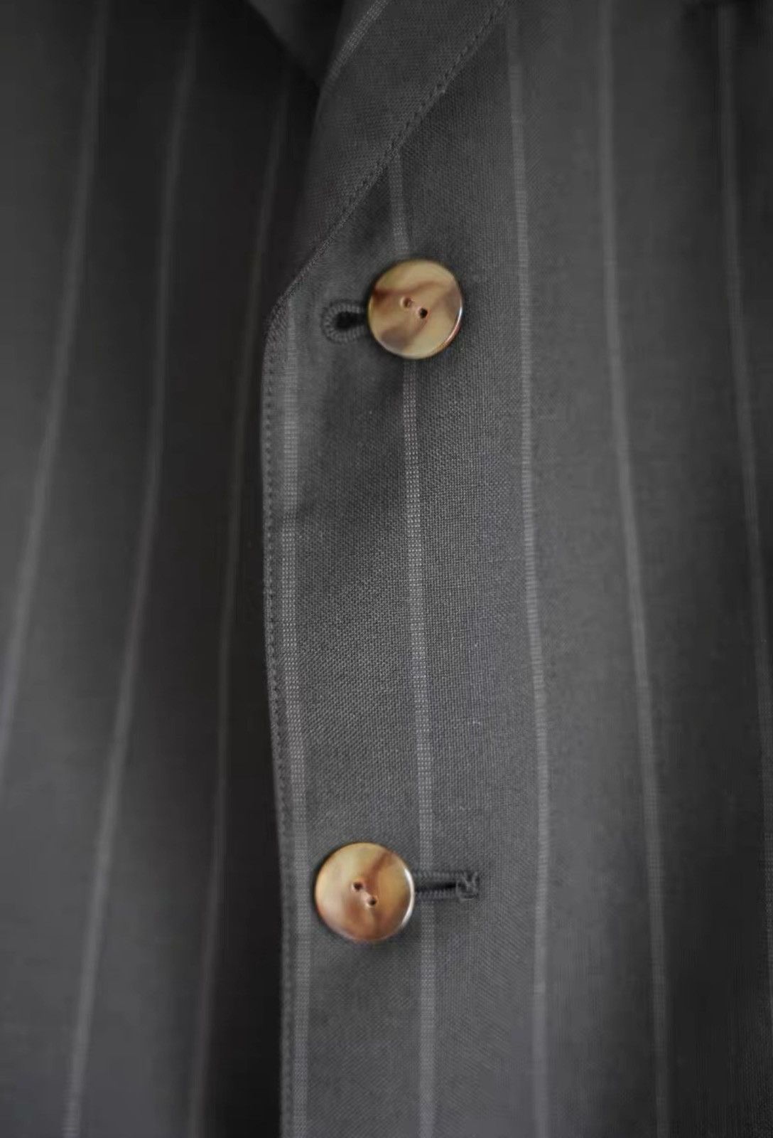 Yohji Yamamoto Jean Paul Gaultier Tortoiseshell Horn Button Blazer K4 Size US M / EU 48-50 / 2 - 4 Thumbnail