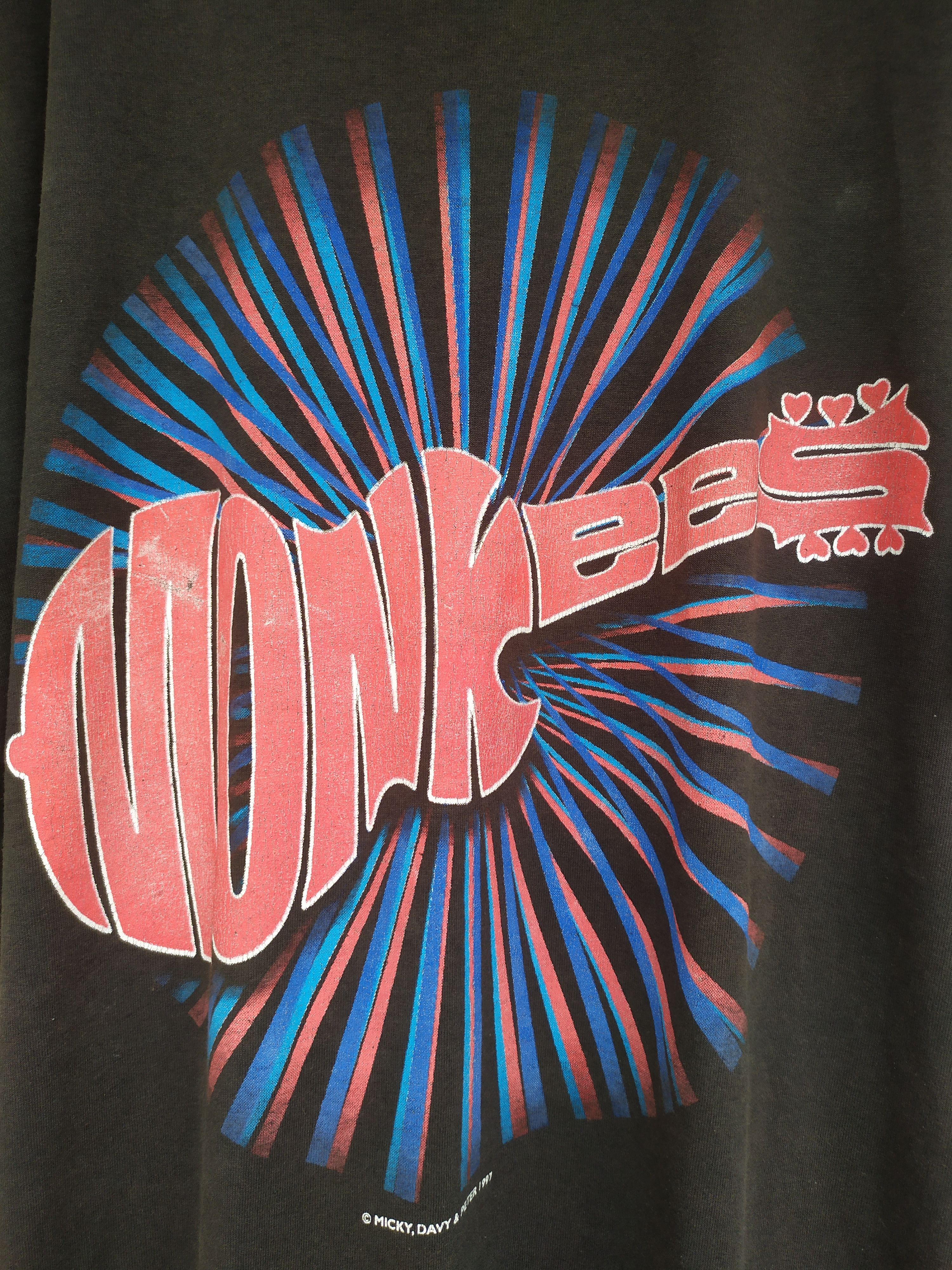 Band Tees Vintage Monkees Tour 1997 Size US XL / EU 56 / 4 - 3 Thumbnail