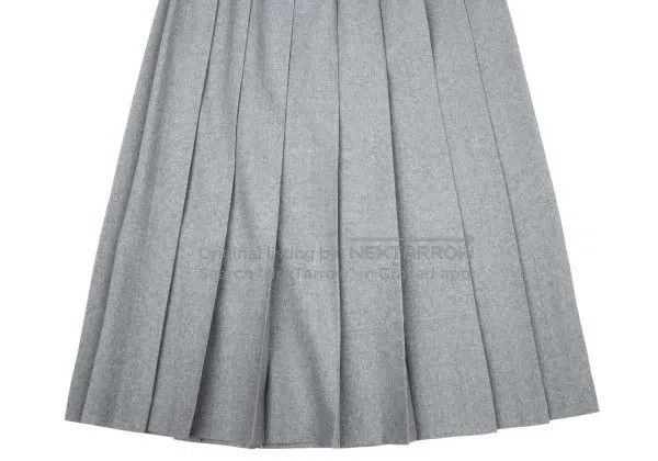 Comme des Garcons Comme Des Garcons size S Gray vintage pleated half-skirt Size 23" - 6 Thumbnail