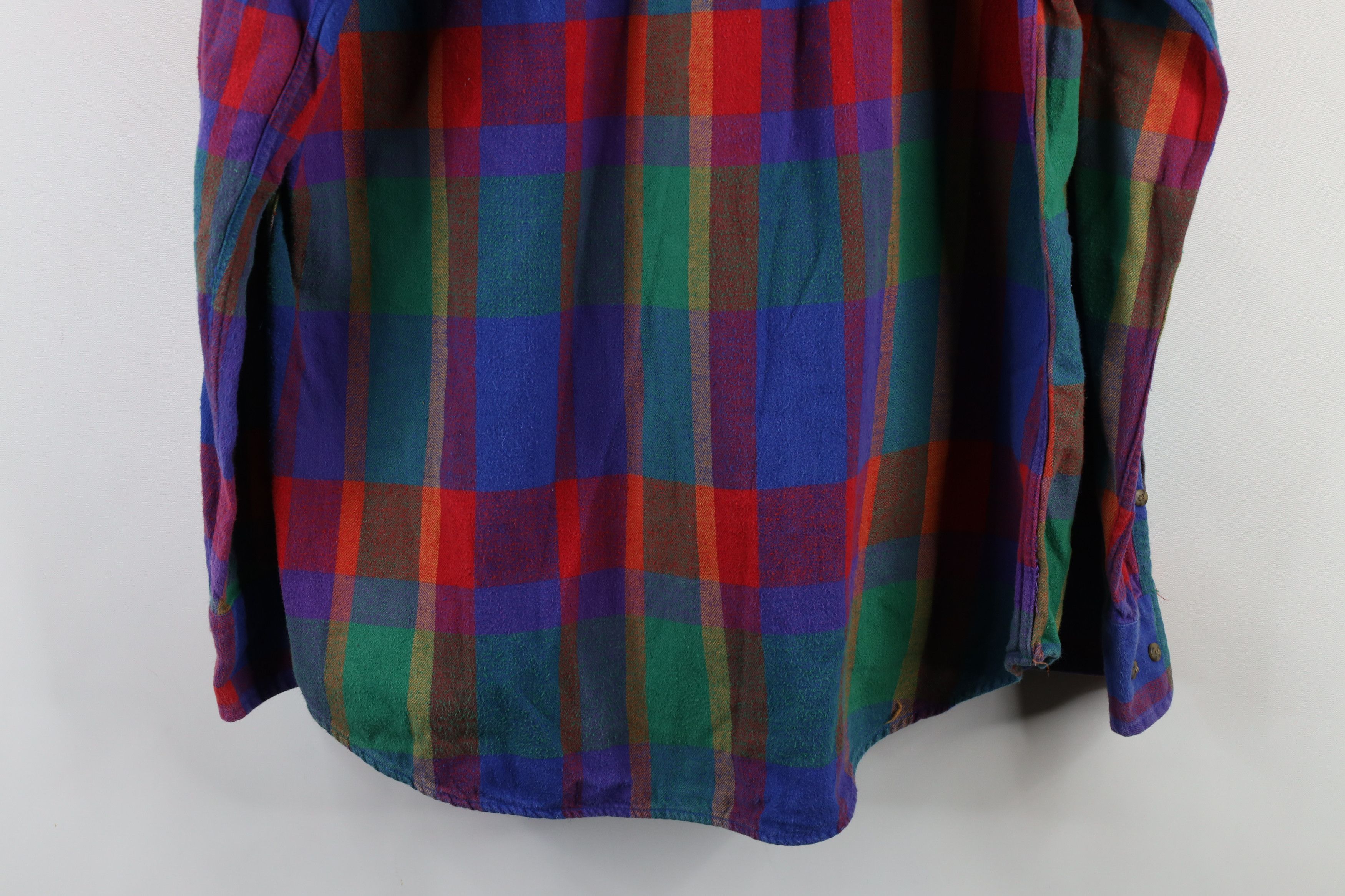 Vintage Vintage 90s Streetwear Plaid Flannel Button Down Shirt Size US M / EU 48-50 / 2 - 10 Thumbnail