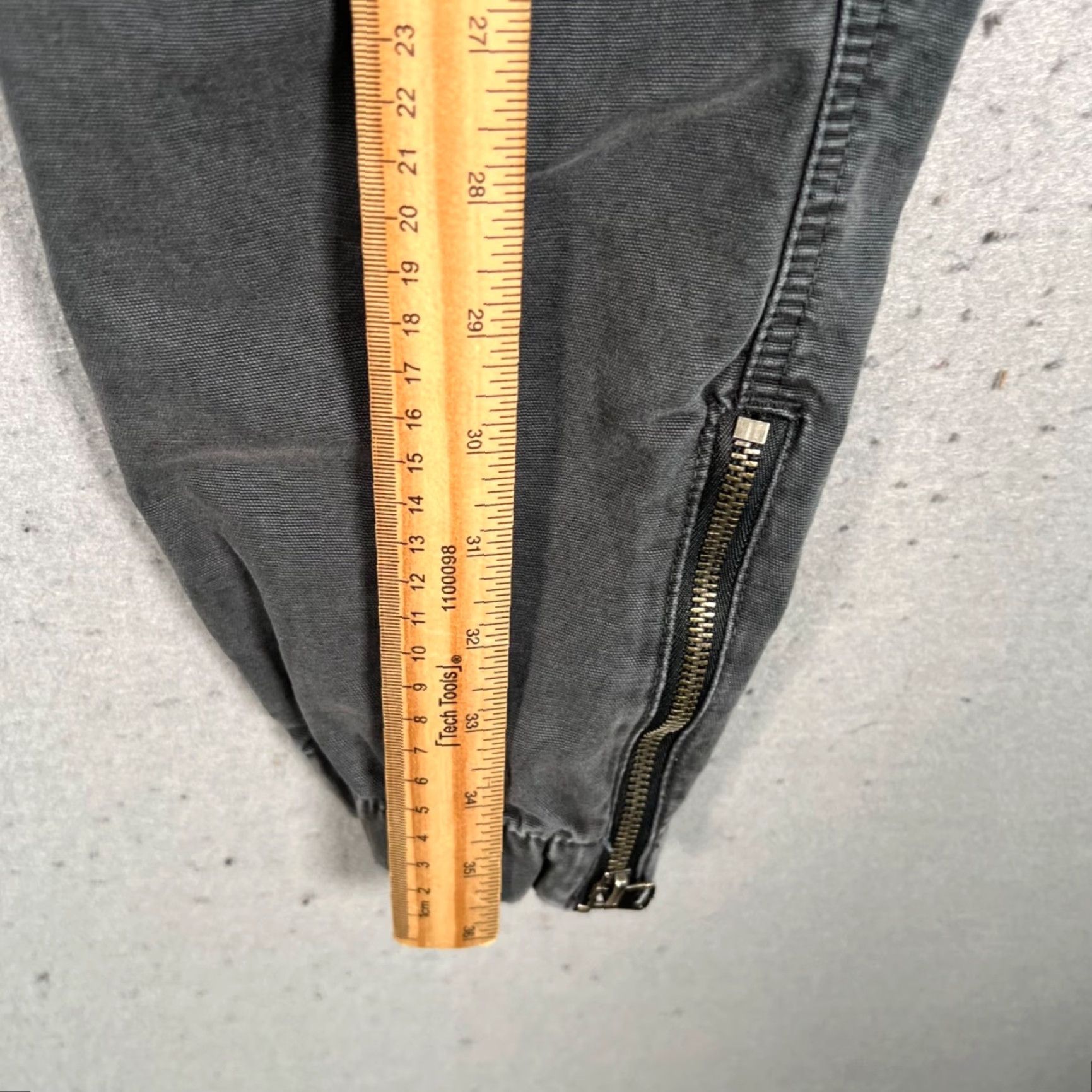 Gap Gap Mens Size Medium Gray Jogger Pants w/ Ankle Zip & Elastic Waist Size US 31 - 6 Thumbnail